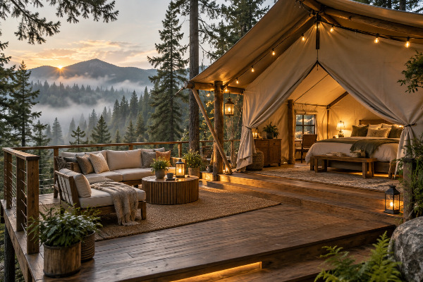 Guía para 72 horas de paz en un glamping de lujo
