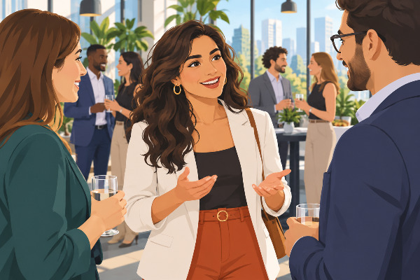 Cómo hacer networking sin sentirte falsa en el intento