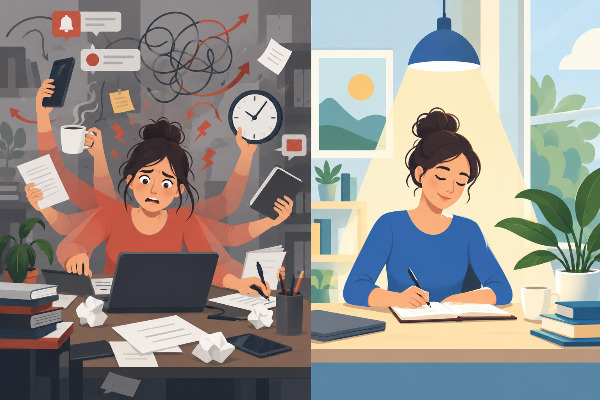 Por qué el multitasking te hace daño al trabajar
